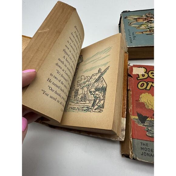 Lot Of 3 The Big Little Books Believe It Or Not! by Ripley Hardcover Sir Lancelo - Picture 6 of 9